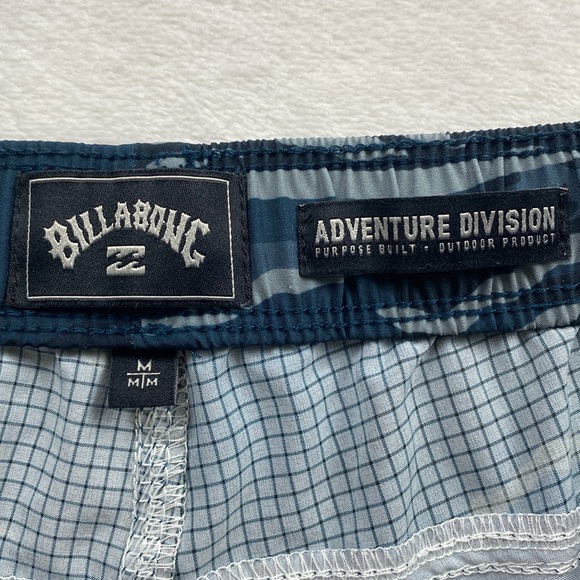 Billabong Athletic Division Camouflage Surftrek Elastic Shorts (Dark Turquoise) - Picture 13 of 14